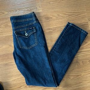 Angels Skinny Leg Dark Blue Wash Jeans Sz 9